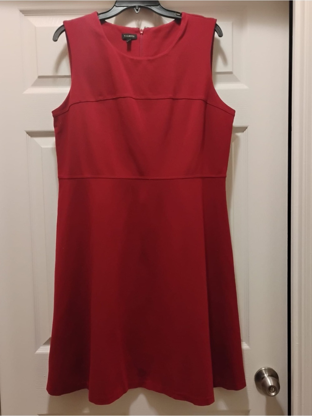 Talbots Red Sleeveless Dress Size 14